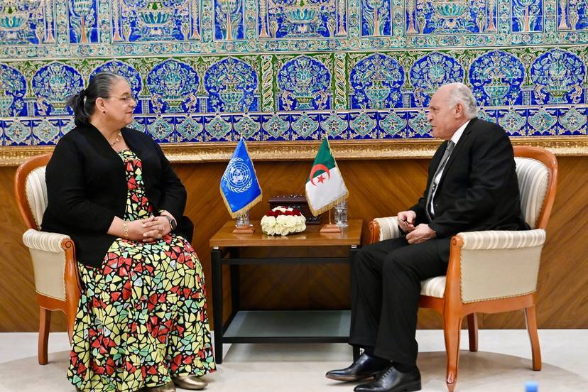Mr. Attaf receives the Special Representative of the Secretary-General ...