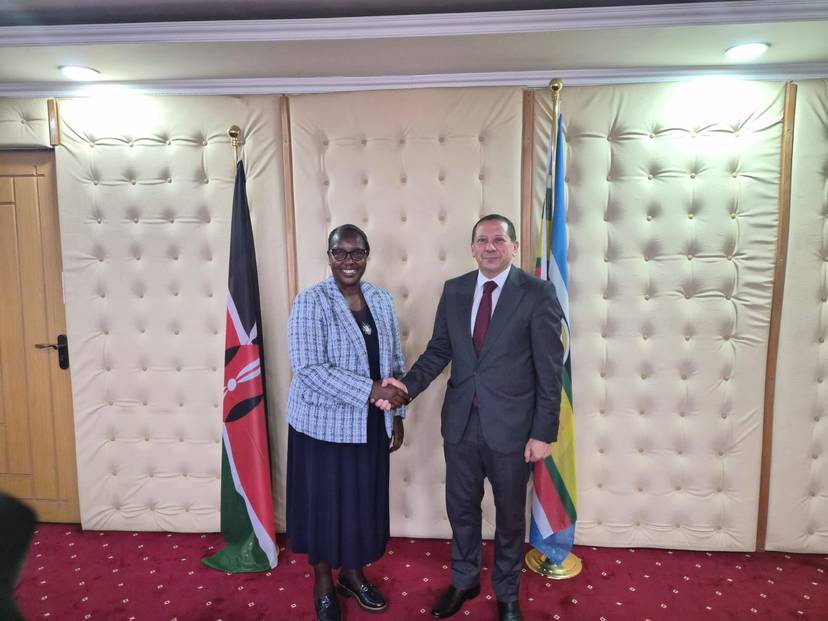 The Algerian Ambassador Meets with PS of Trade,  Hon. Mme. Regina