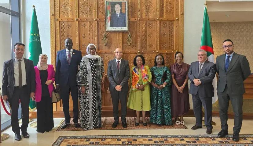 السيد شايب يستقبل وفدًا عن شبكة النساء الإفريقيات للوقاية من النزاعات والوساطة