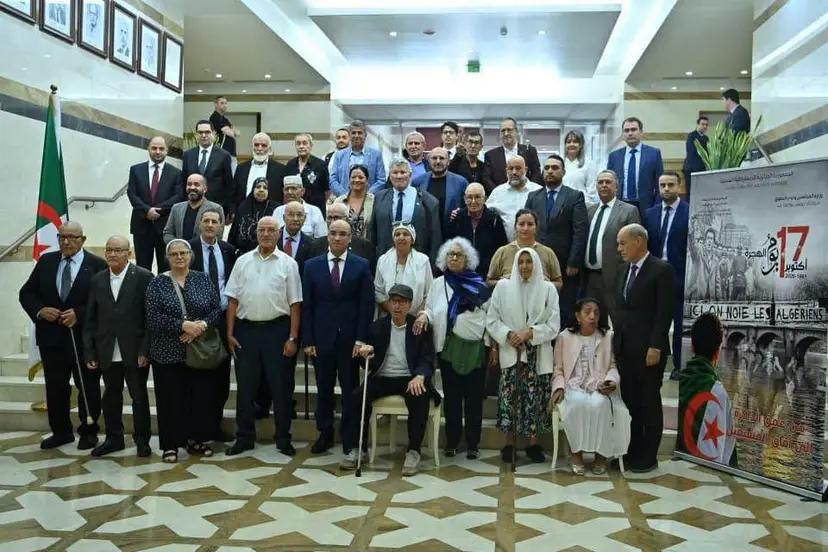 السيد شايب يشرف على استقبال وفد من أبناء الجالية الوطنية بالخارج بمناسبة إحياء الذكرى الـ65 لمظاهرات 17 أكتوبر 1961 بباريس