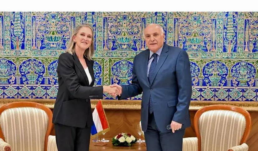 السيد عطاف يستقبل سفيرة مملكة هولندا
